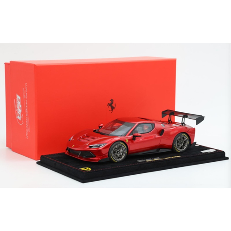 1/18 BBR Ferrari 296 Challenge (Fire Red) Car Model Limited 32 Pieces