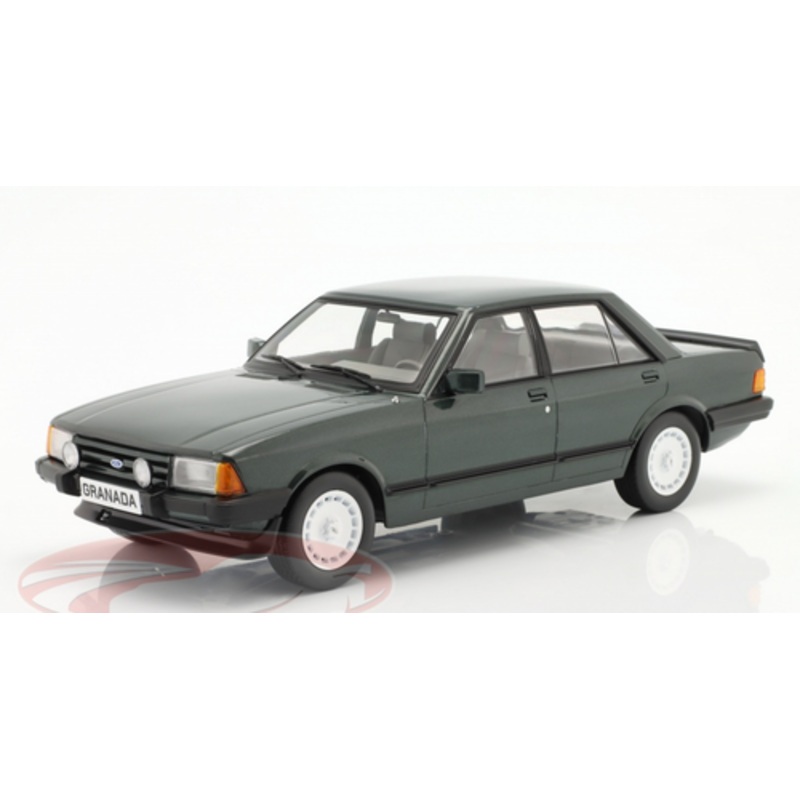 1/18 Modelcar Group Ford Granada MK2 2.8 Injection (Dark Green Metallic) Car Model