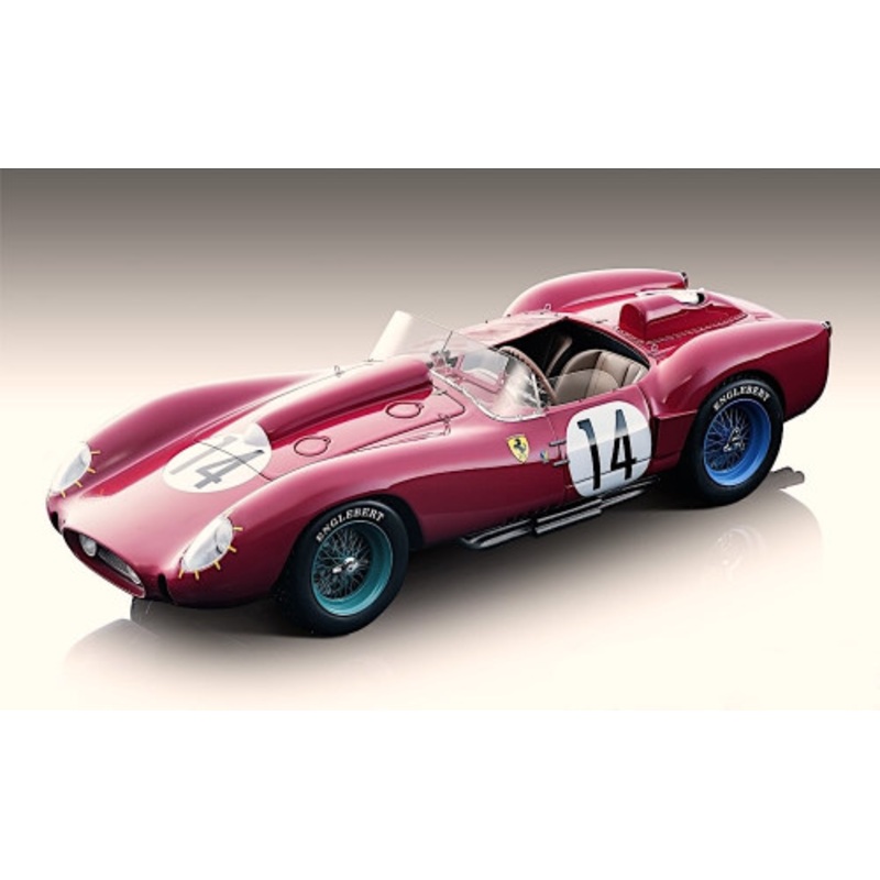 1/18 Tecnomodel 1958 Ferrari 250TR58 #14 Winner 24h LeMans Olivier Gendebien, Phil Hill Car Model