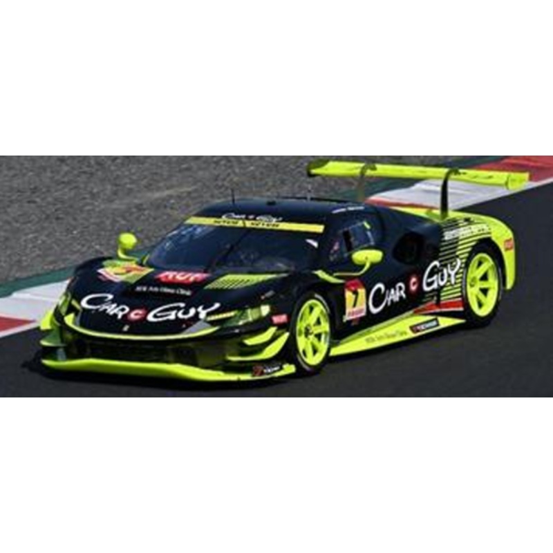 1/43 Looksmart CARGUY Ferrari 296 GT3 CARGUY MKS RACING No.7 GT300 SUPER GT 2025 Z. O'Sullivan - R. Kobayashi Car Model