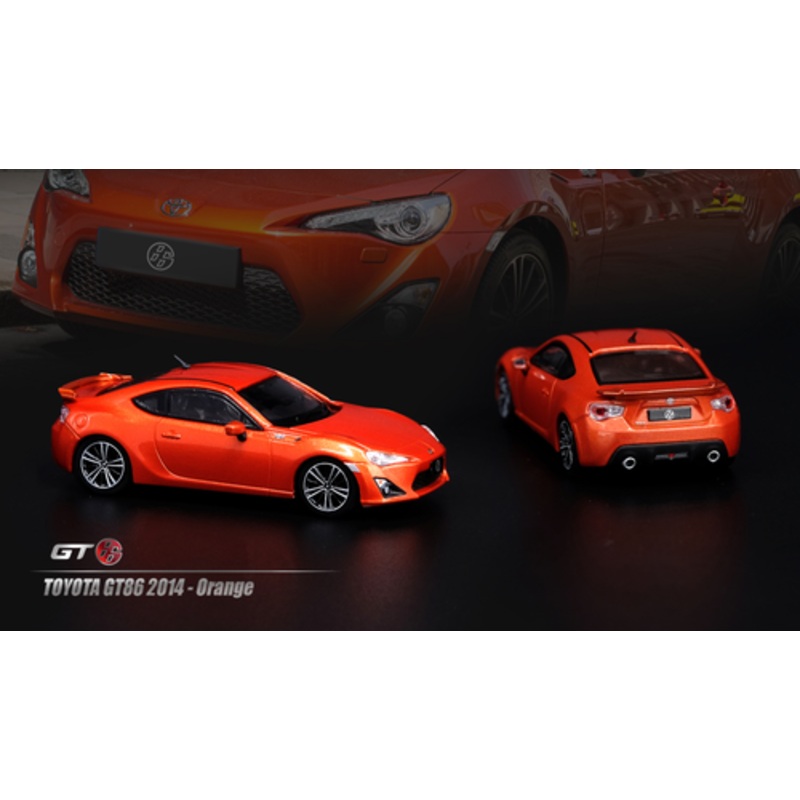 1/64 INNO64 2014 TOYOTA GT86 (Orange) Diecast Car Model