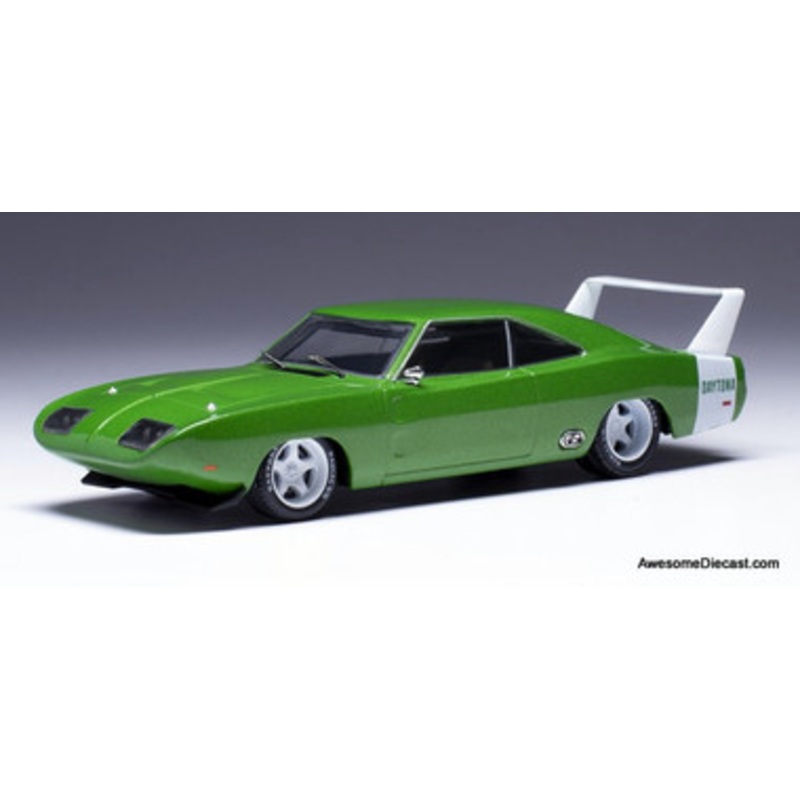 1969 Dodge Charger Daytona, Metallic Green 1:43 Diecast Model Car by IXO