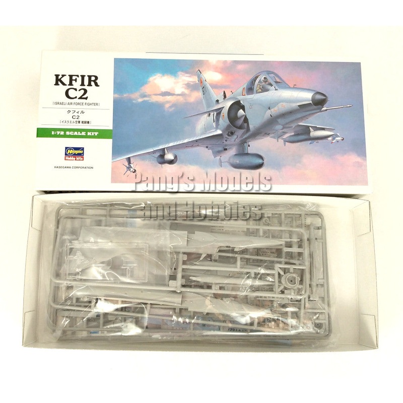 IAI Kfir C2 Israeli Air Force IAF 1/72 Scale Plastic Model Kit (Assembly Required) by Hasegawa