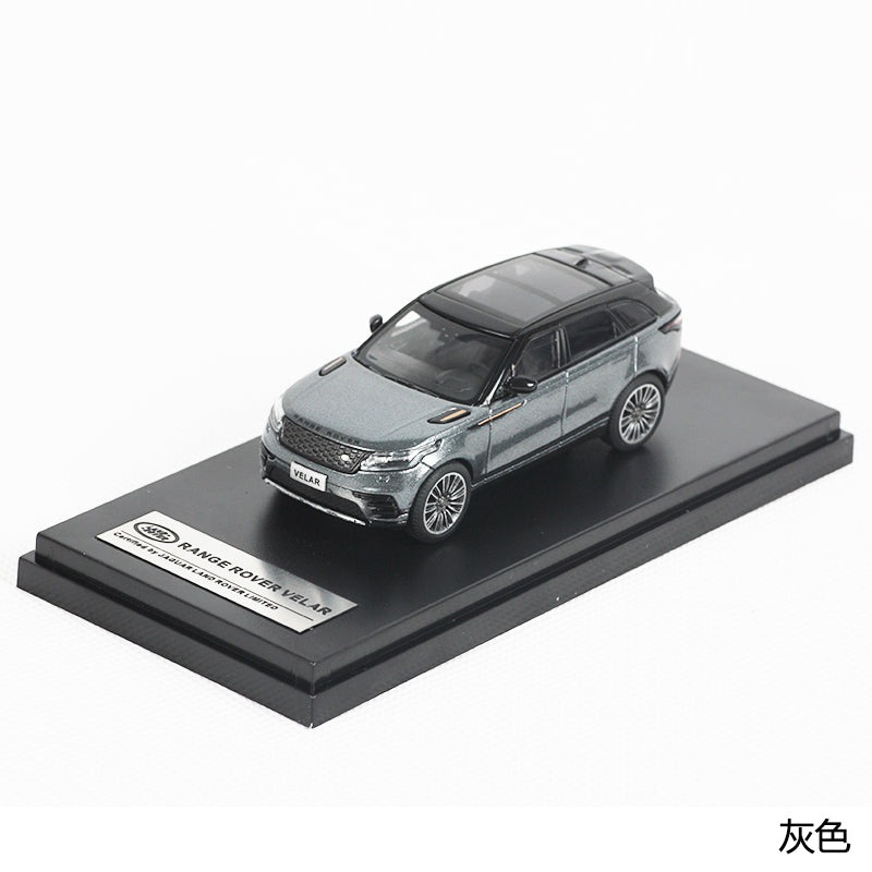 LCD LAND ROVER VELAR off-road vehicle 1:64 alloy car model ornaments Black right rudder