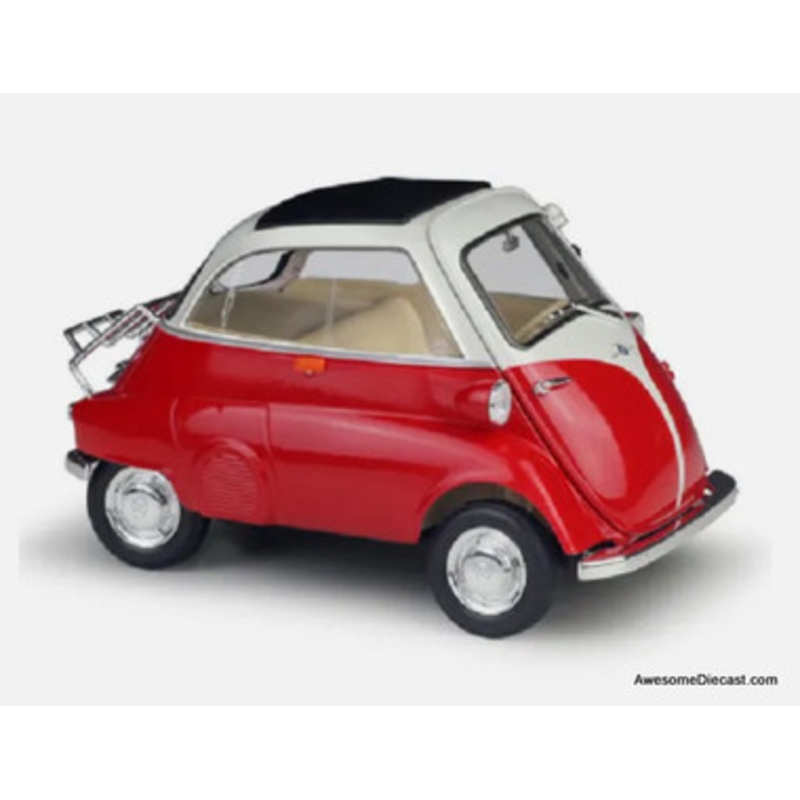 Welly 1:18 BMW Isetta, Red/White