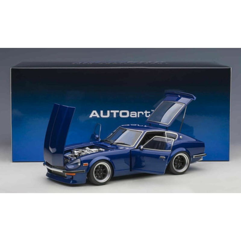 1/18 AUTOart Nissan Fairlady Z S30 "Akuma No Z" 30th Anniversary Wangan Midnight Blue Car Model