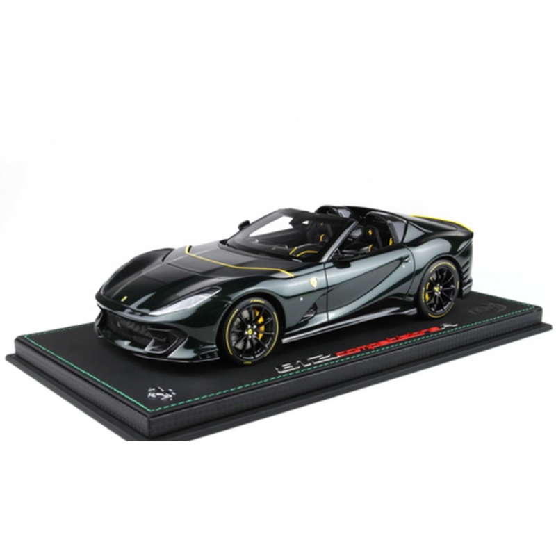 1/18 BBR Ferrari 812 Competizione A (Verde Zeltweg Dark Green) Car Model