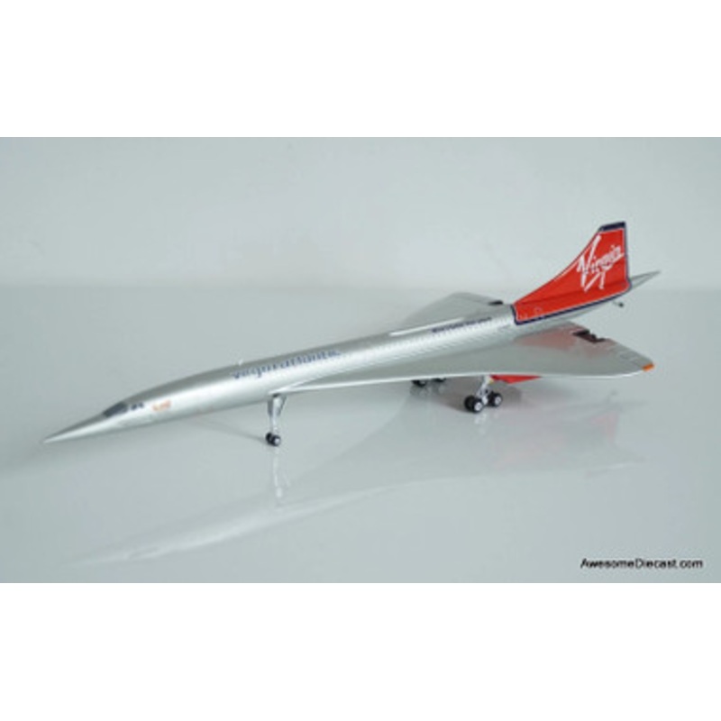 Concorde: Virgin Atlantic Airways (Reg # G-FAST) "Mines Faster Than Yours" 1:200 Diecast Model Plane by JFI