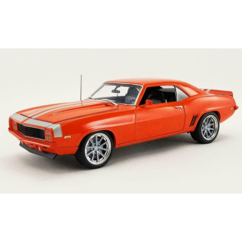 1/18 ACME 1969 Chevrolet Chevy Camaro Restomod (Hugger Orange) Diecast Car Model
