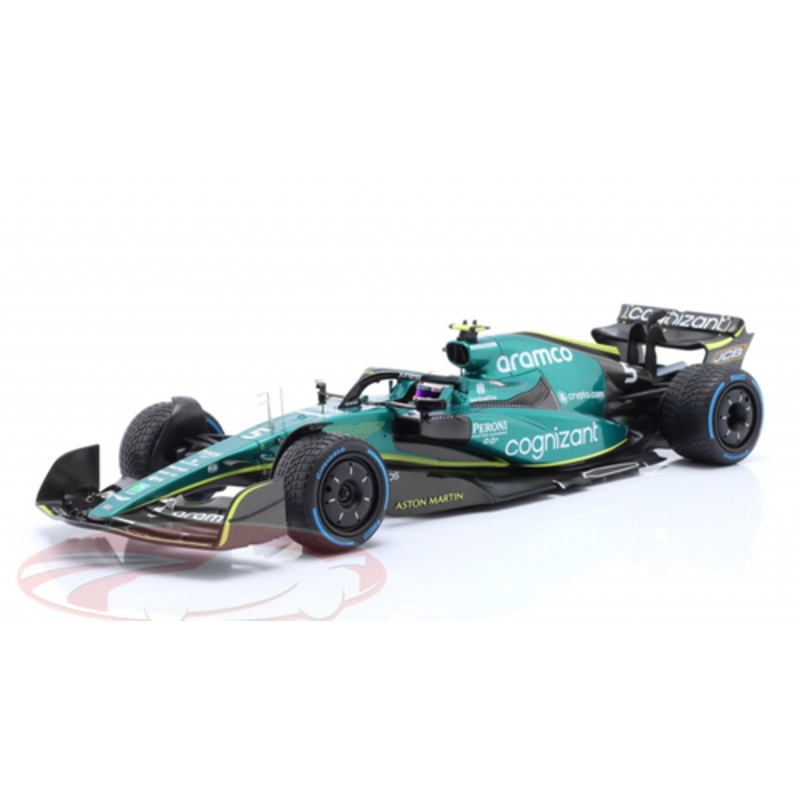 1/18 Minichamps 2022 Formula 1 Sebastian Vettel Aston Martin AMR22 #5 Monaco GP Car Model Limited 250 Pieces