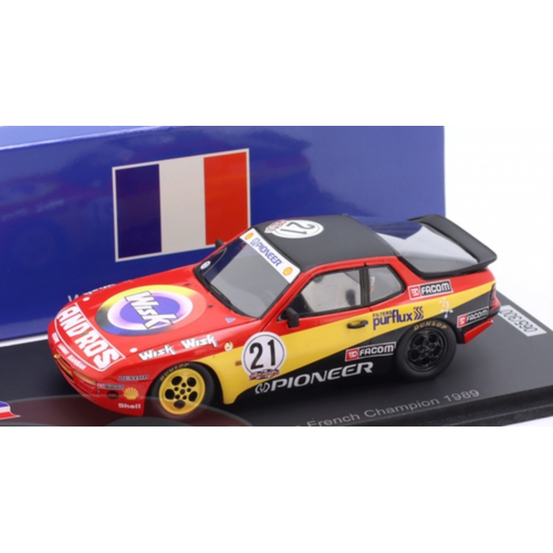 1/43 Spark Porsche 944 Cup No.21 French Champion 1989 Michel Maisonneuve Car Model