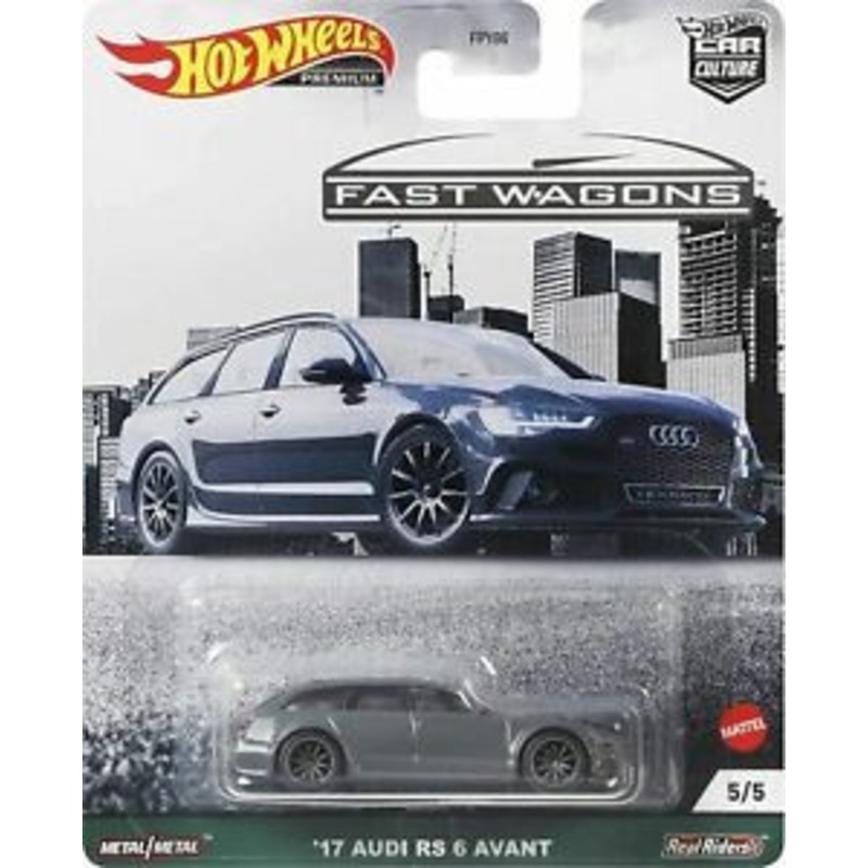 1/64 Hot Wheels 2017 Audi RS6 Avant Car Model