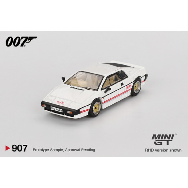 1/64 Mini GT Lotus Esprit Turbo (White) "For Your Eyes Only" 007 Diecast Car Model