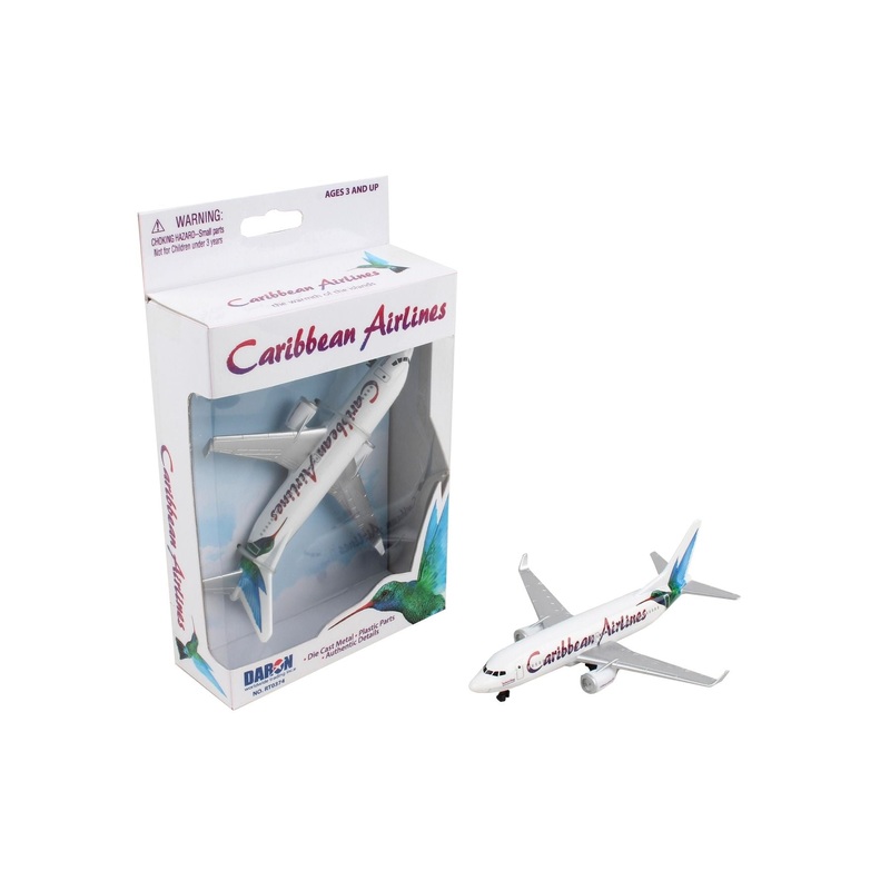 6 Inch Boeing 737 Caribbean Airlines 1/220 Scale Diecast Airplane Model by Daron (Single Plane)