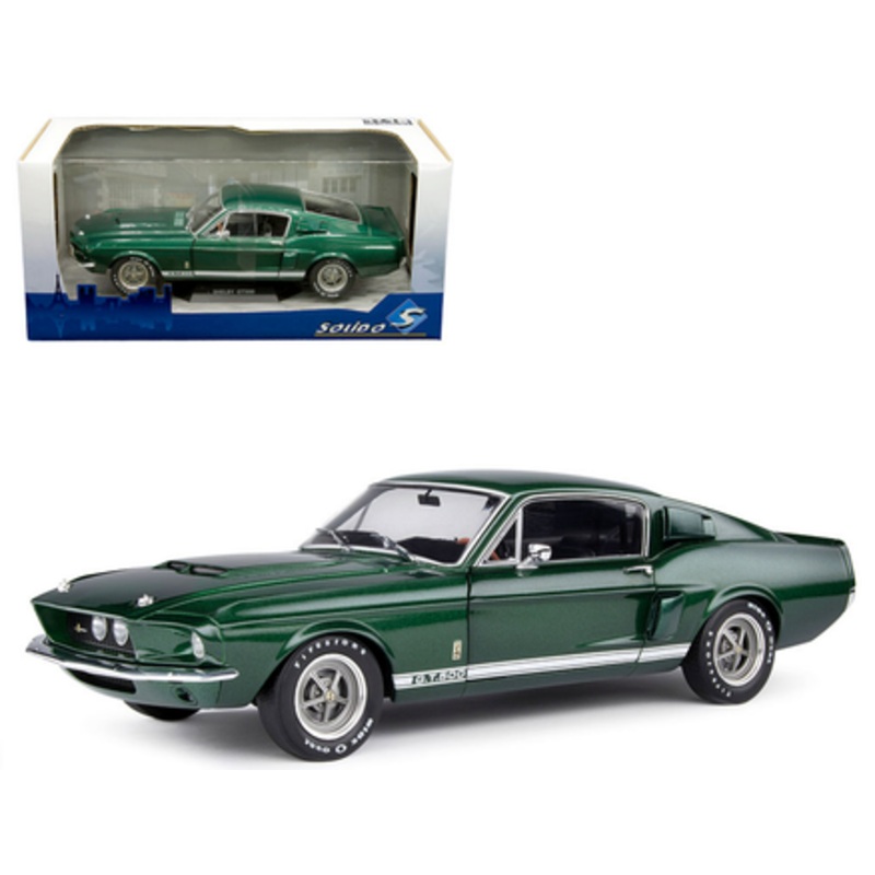 1/18 Solido 1967 Shelby Mustang GT500 (Dark Highland Green) Diecast Car Model