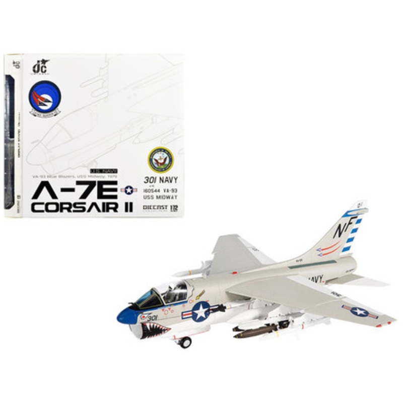 1/72 JC Wings 1979 A-7E Corsair II U.S. NAVY VA-93 Blue Blazers Model