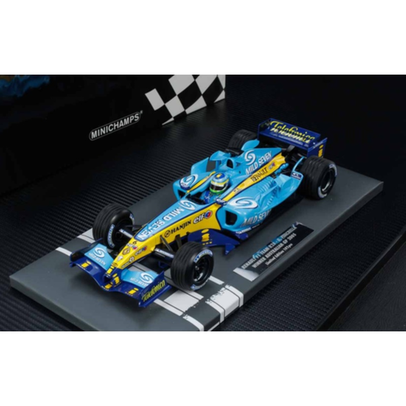 1/18 Minichamps 2005 Formula 1 Giancarlo Fisichella Renault R25 #6 Winner Australian GP Car Model