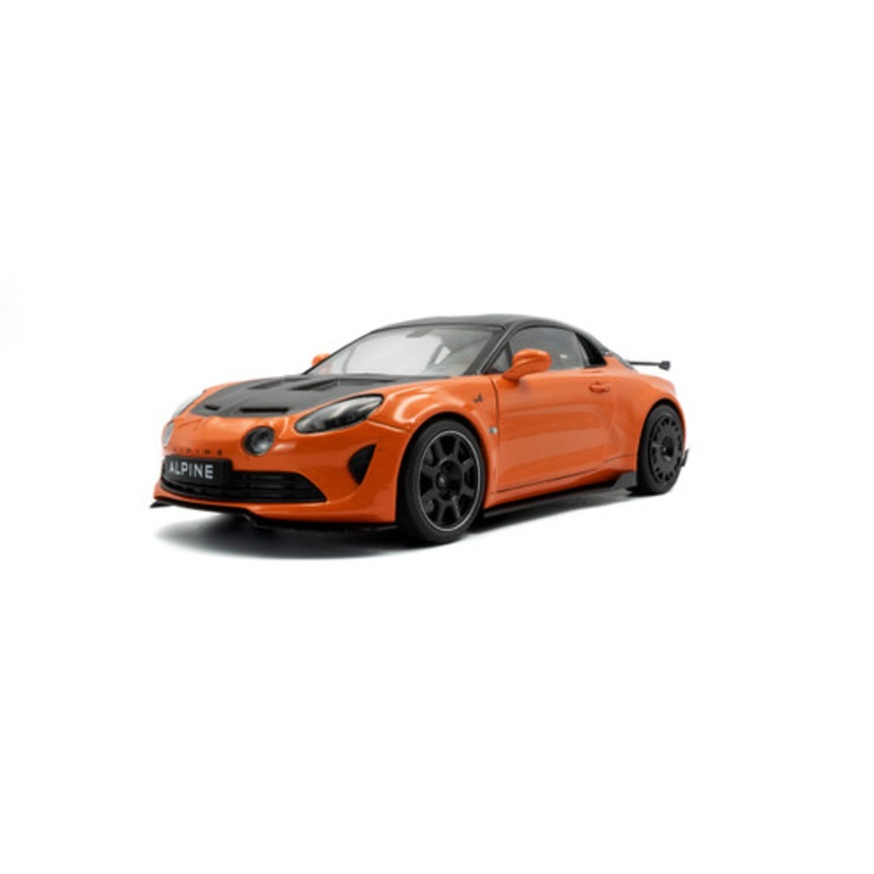 1/18 Solido 2024 Alpine A110 Radicale Orange Cobalt Diecast Car Model
