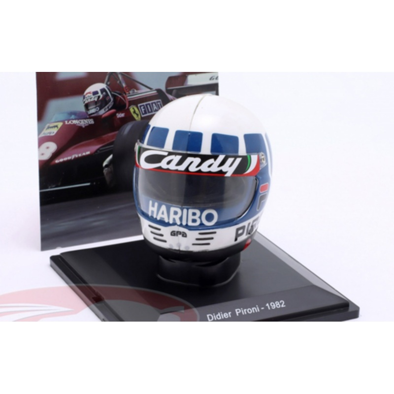 1/5 Spark 1982 Formula 1 Didier Pironi #28 Scuderia Ferrari 126C2 Helmet Model