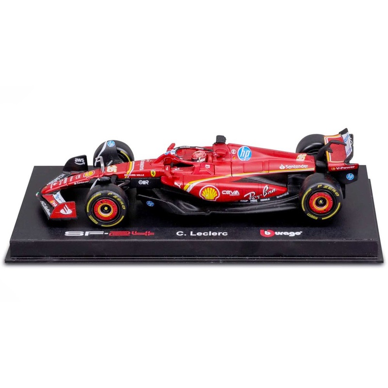 Ferrari - SF-24 n.16 (2024) 1:18 - Charles Leclerc with Showcase - Imola GP - BBurago