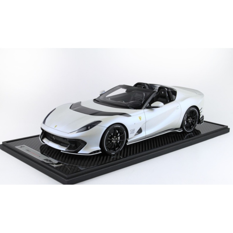 1/12 BBR Ferrari 812 Competizione A (White Onda Marina Opaco) Car Model