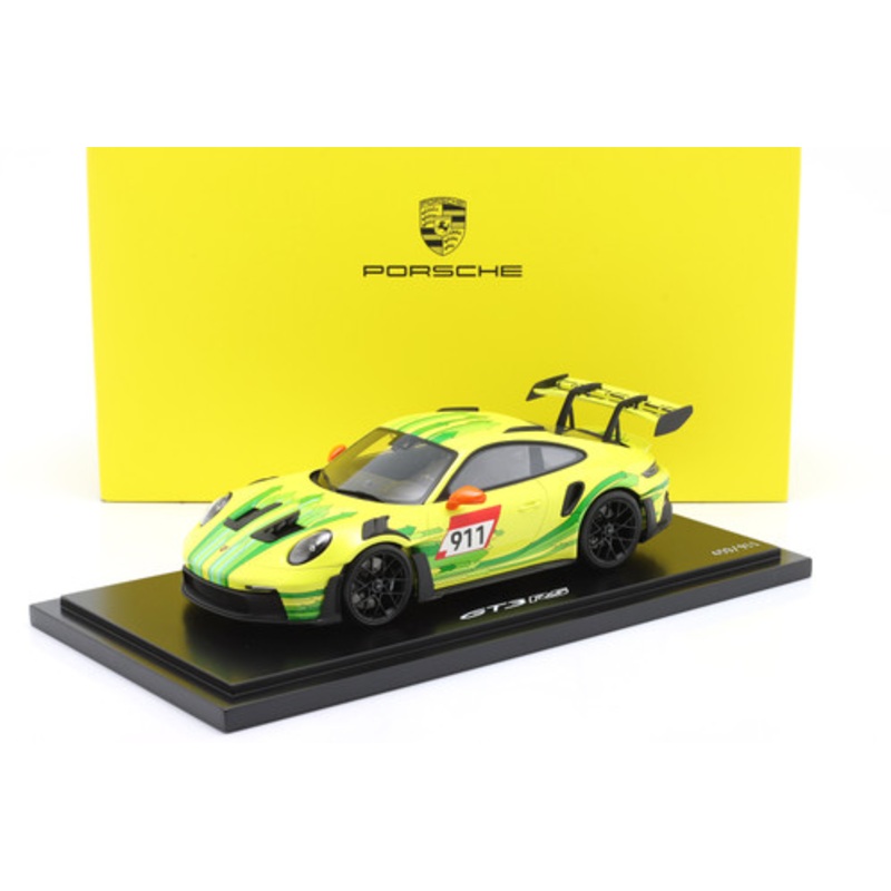 1/18 Dealer Edition Porsche 911 (992) GT3 RS #911 Manthey Grello Livery Car Model