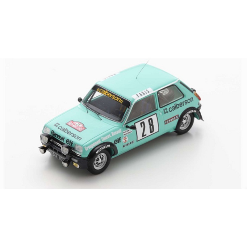 1/43 Renault 5 Alpine No.28 Monte Carlo Rally 1979 Bruno Saby - Michel Gugan