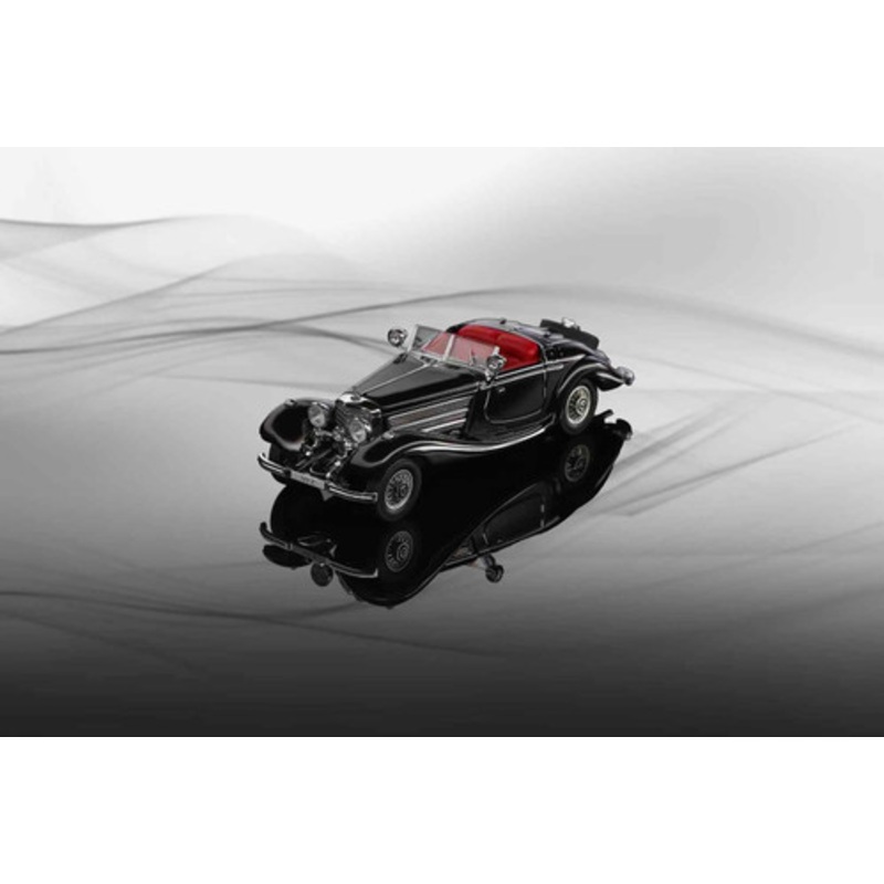 1/64 Liberty64 Mercedes-Benz 500K (Black) Diecast Car Model