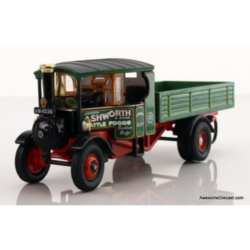 1925 Foden C Type Steam Dropside: Joseph Ashworth & Sons, Chester, Green 1:50 Diecast Model Vehicle by Corgi