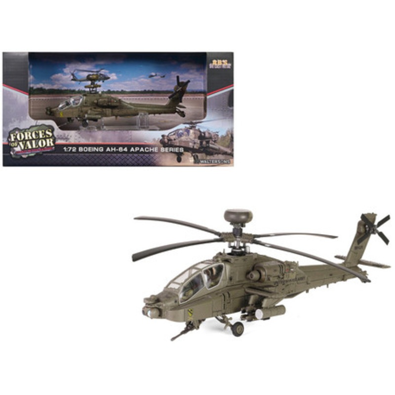 Boeing Apache AH-64D Longbow Attack Helicopter "99-5135 of C Company 1-227 ATKHB 1st Cavalry Division 11th Aviation Regiment (Attack) Karbala Operation Iraq Freedom" (2003) United States Army 1/72 Diecast Model by Forces of Valor