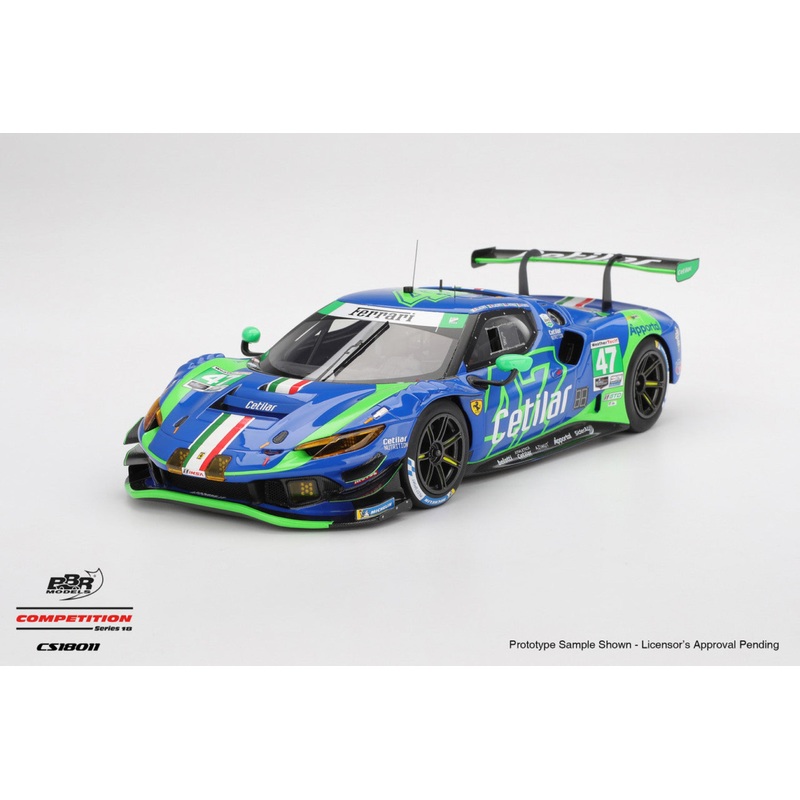 [Preorder] BBR Model 1:18 "Ferrari 296 GT3 #47 CETILAR RACING  2025 IMSA Daytona 24 Hrs"CS18011