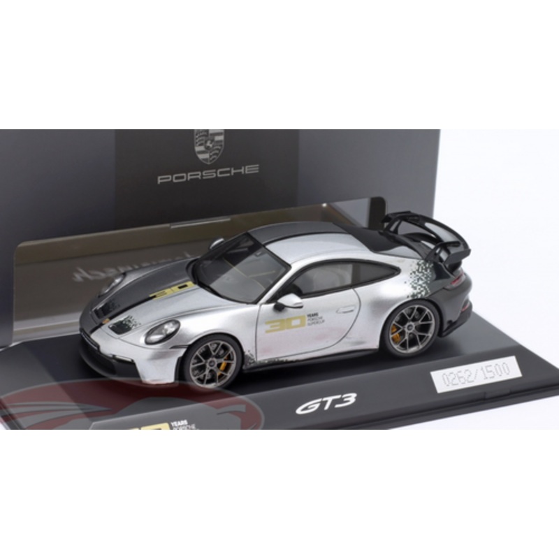 1/43 Dealer Edition 1993-2022 Porsche 911 (992) GT3 30 Years Porsche Supercup Car Model