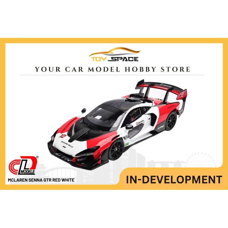 [LCD] 1:18 McLaren Senna GTR Red White