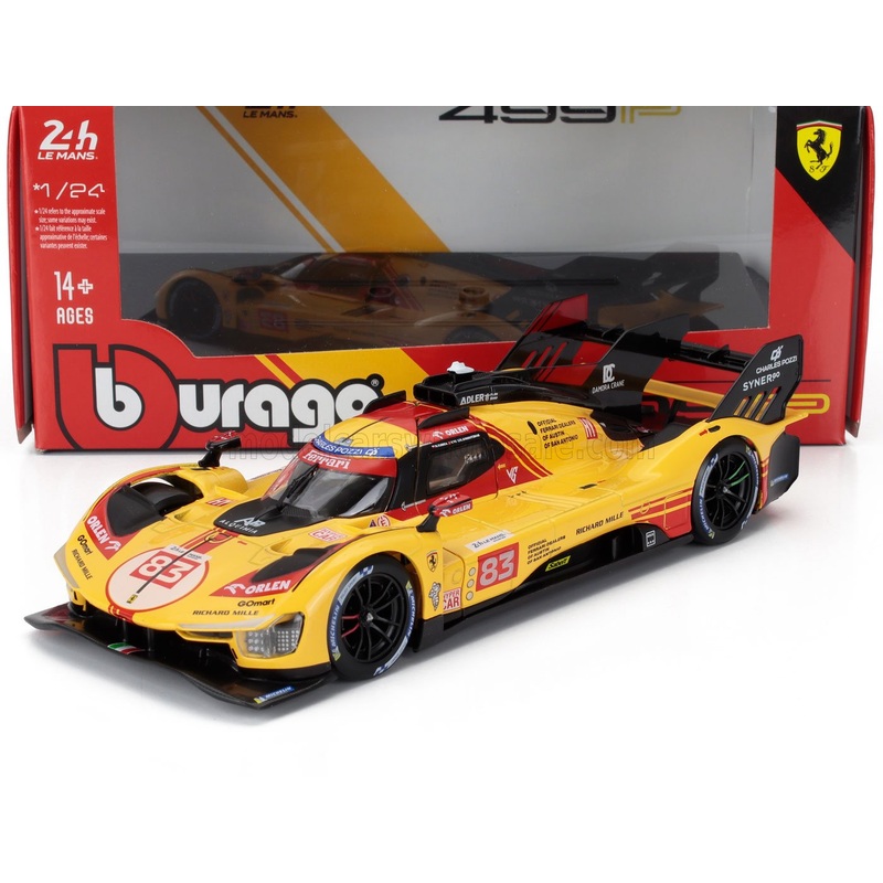 Ferrari 499P Hypercar AF CORSE N*83 2024 1:24 /Showcase - Le Mans - BBurago