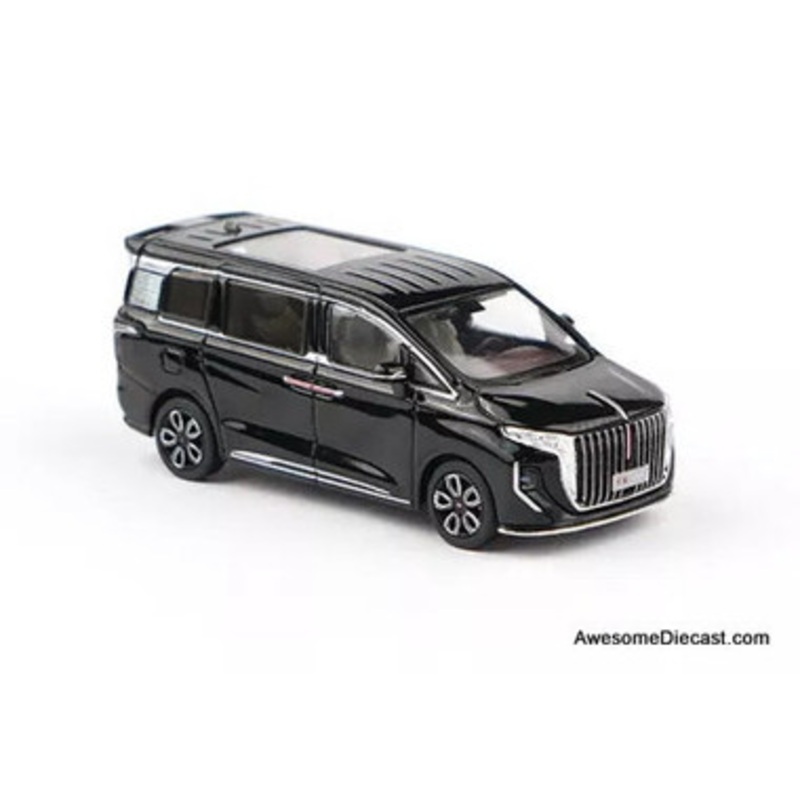 Xcar 1:64 Hongqi HQ9 Mini Van, Black