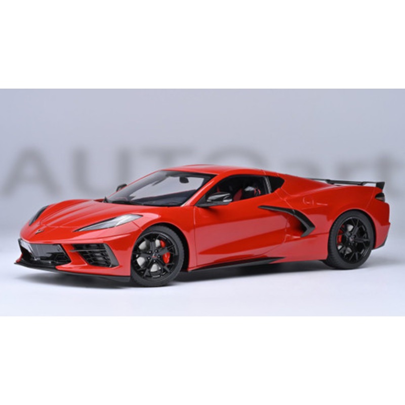 1/18 AUTOart Chevrolet Corvette C8 Stingray Z51 (Torch Red) Car Model
