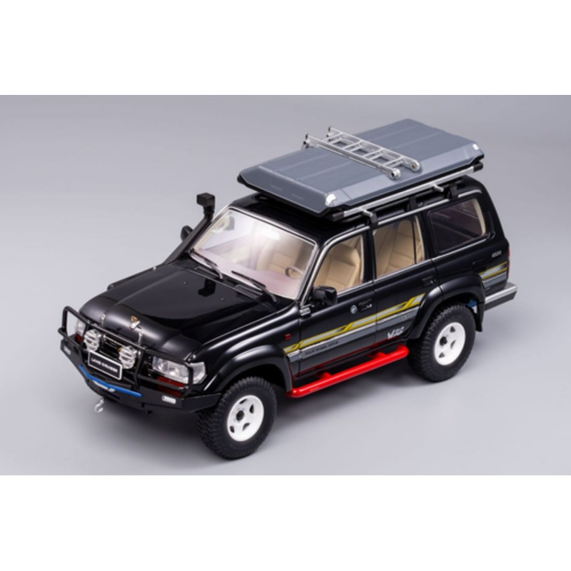 1/18 Kengfai Toyota Land Cruiser 80 LC80 Modified Edition (Black) Diecast Car Model