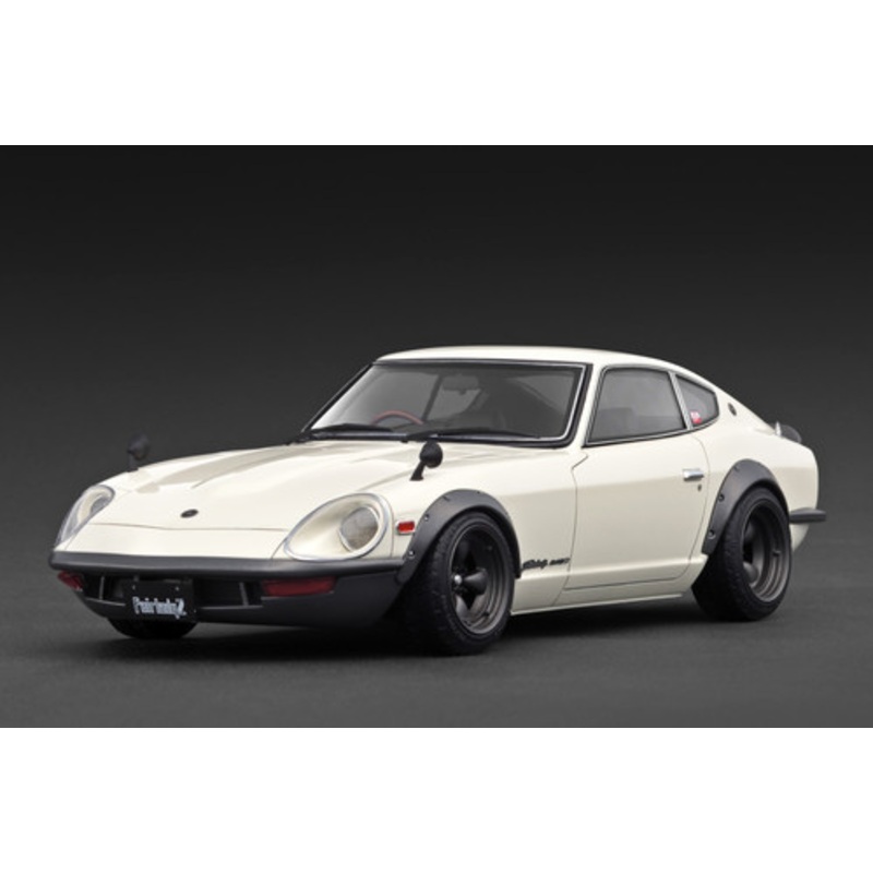 1/18 IG Ignition Model Nissan Fairlady 240ZG (HS30) (White) Car Model