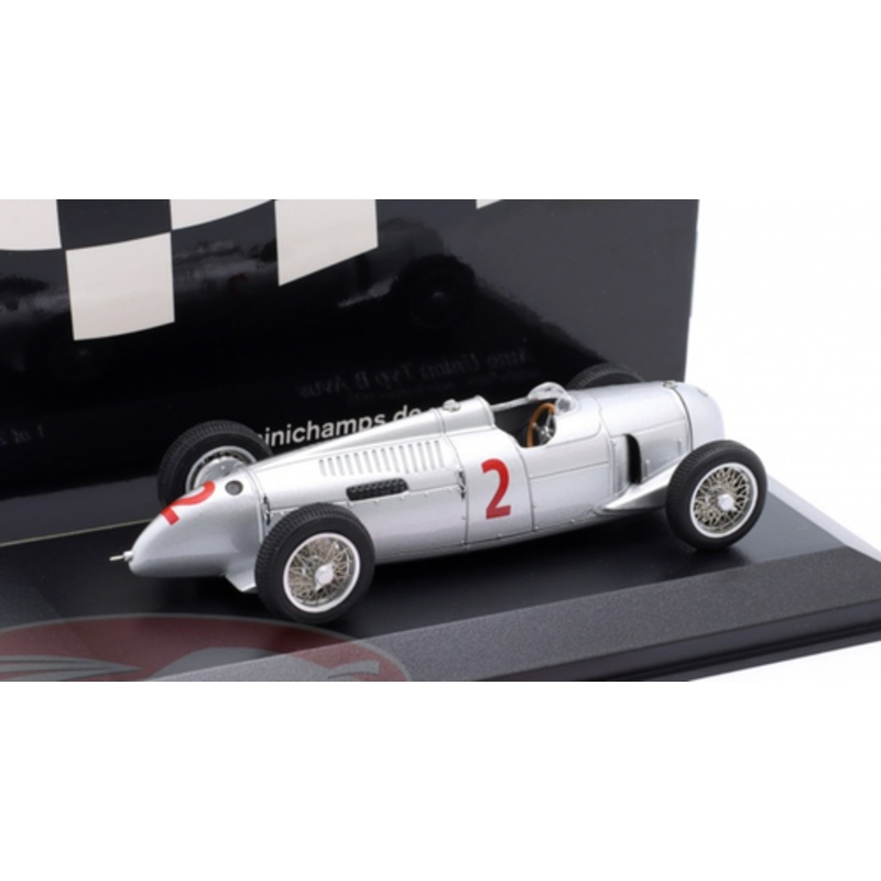 1/43 Minichamps 1935 Auto Union Type B Avus #2 2nd AVUS Race Auto Union Achille Varzi Car Model