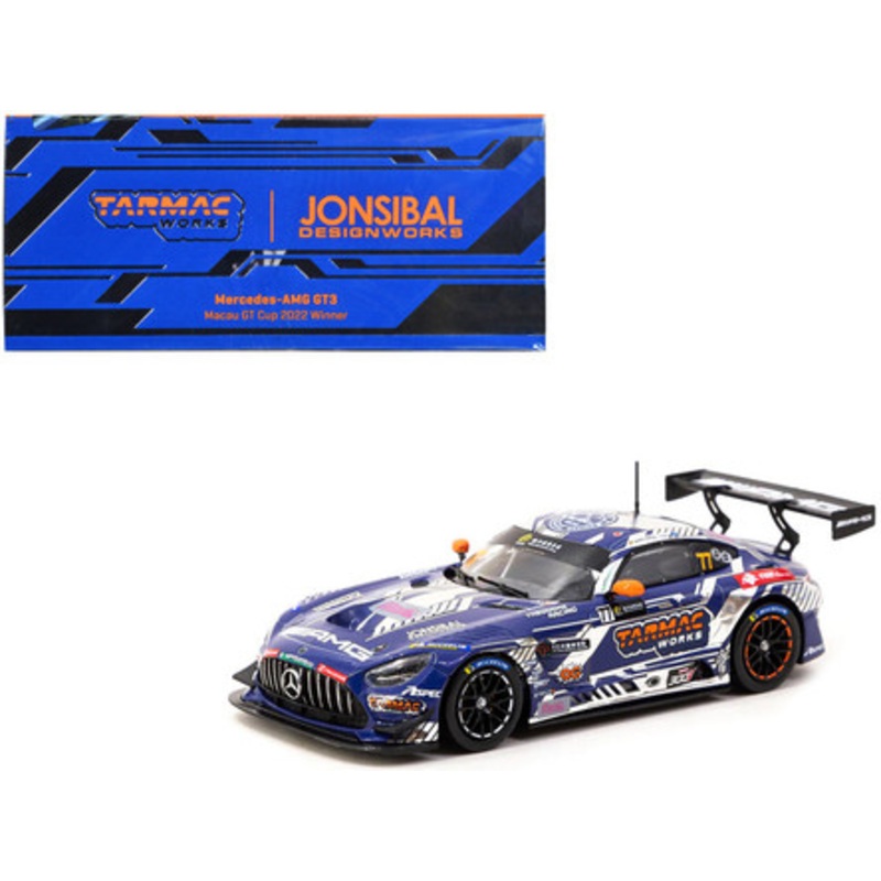 1/43 Tarmac Works Mercedes-AMG GT3 Macau GT Cup 2022 Winner Craft-Bamboo Racing Maro Engel