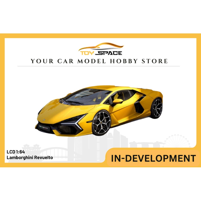 [LCD] 1:64 Lamborghini Revuelto Yellow