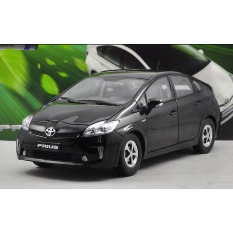1/18 Dealer Edition Toyota Prius 3rd generation (XW30; 20092015) (Black) Diecast Car Model