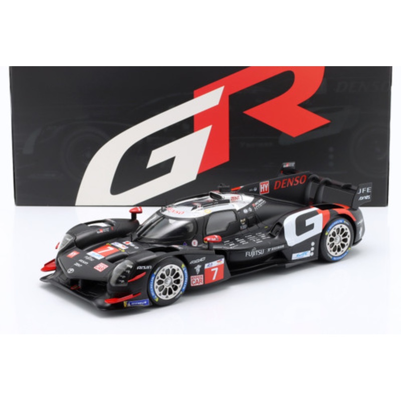 1/18 Ixo 2024 Toyota GR010 Hybrid #7 2nd 24h LeMans Toyota Gazoo Racing Jose Maria Lopez, Kamui Kobayashi, Nyck de Vries Car Model