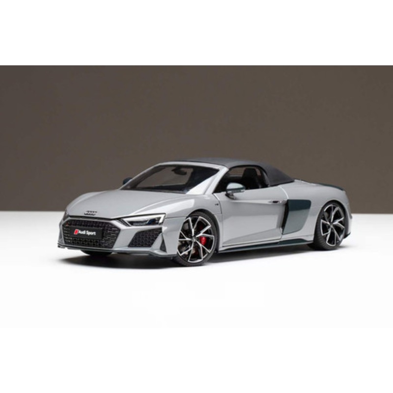1/18 Kengfai Audi R8 2nd Generation Type 4S Spyder (Nardo Grey) Diecast Car Model