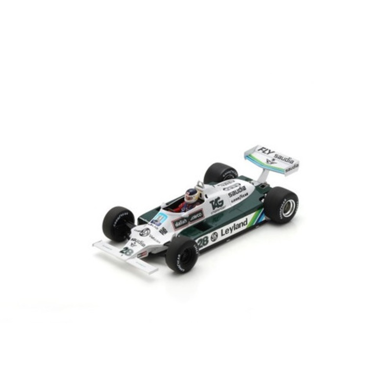1/18 Spark Williams FW07C No.28 Winner Monaco GP 1980 Formula 1 Carlos Reutemann Car Model
