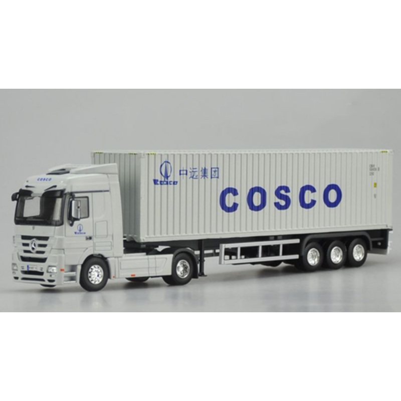 1/50 Dealer Edition Mercedes-Benz Mercedes Cosco Semi Truck Diecast Car Model