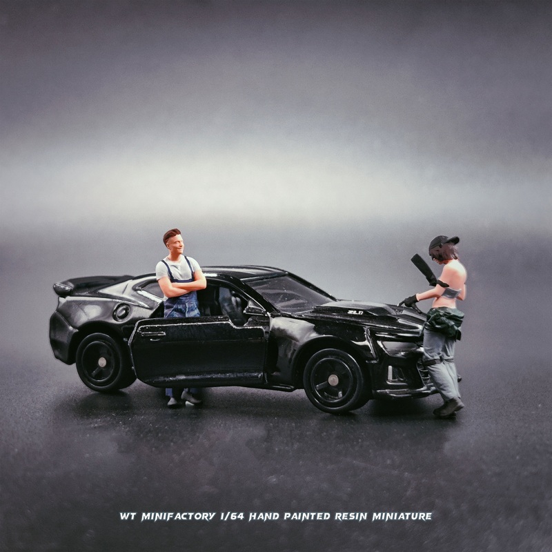 WT Minifactory 1:64 Car Repair Duo