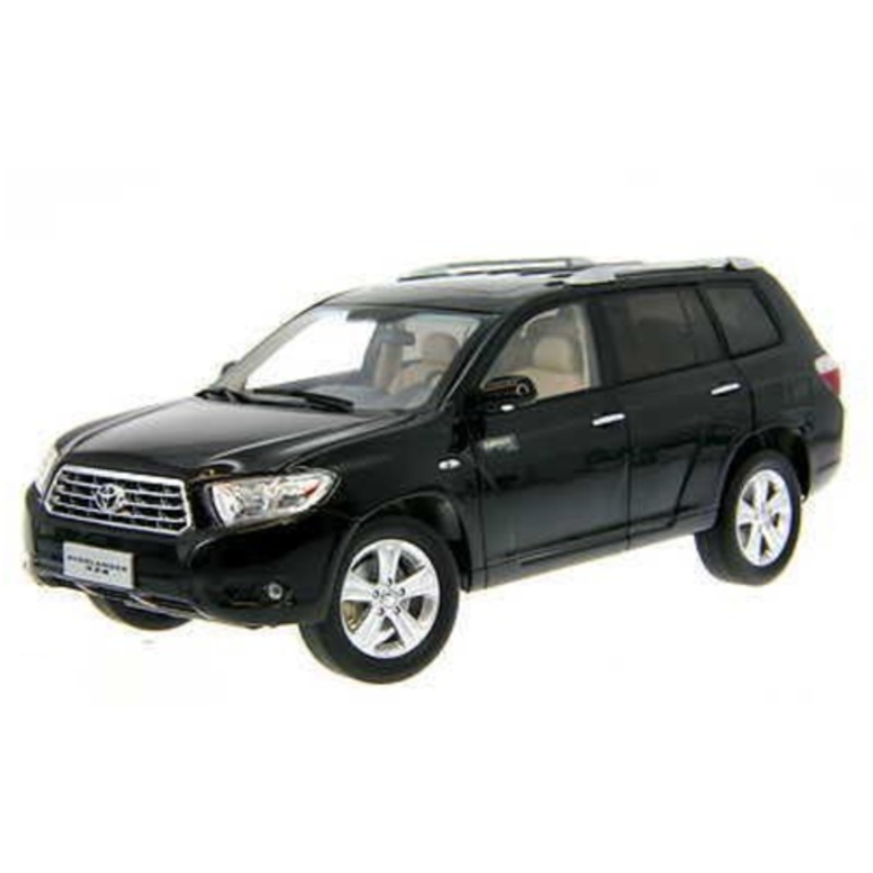 1/18 Dealer Edition 2008-2010 Generation Toyota Highlander (Black) Diecast Car Model