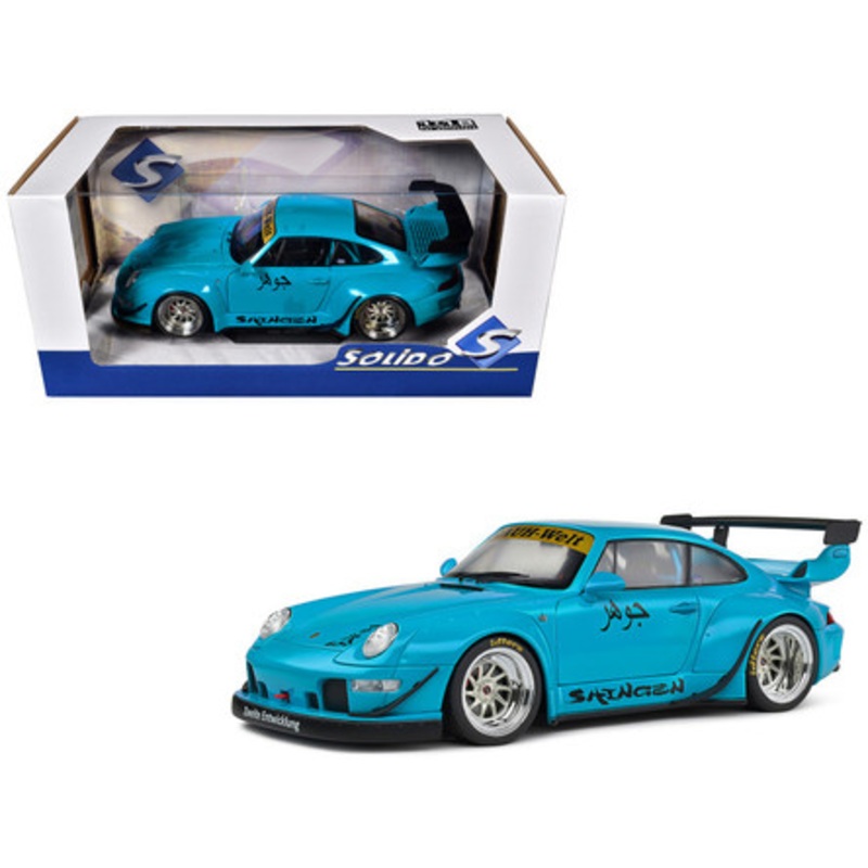 1/18 Solido 2018 Porsche 911 964 RWB Shingen (Blue) Diecast Car Model