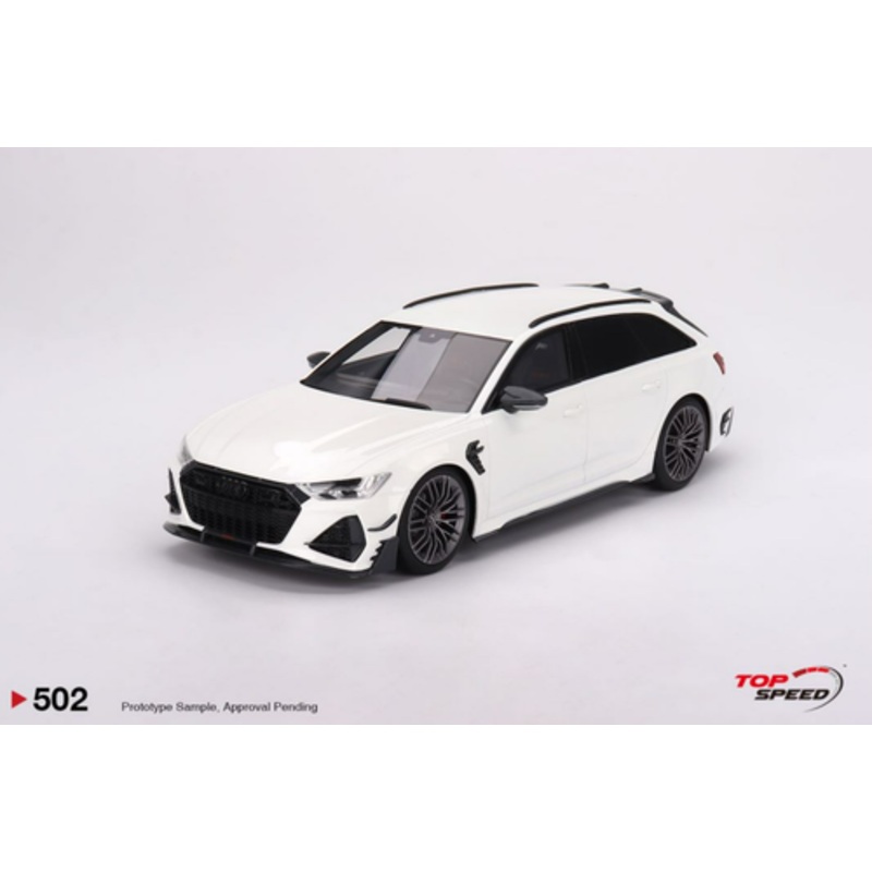 1/18 Topspeed  Audi ABT RS6-R Glacier White Metallic